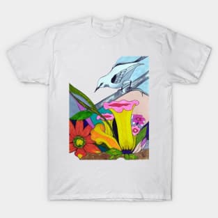 White songbird T-Shirt